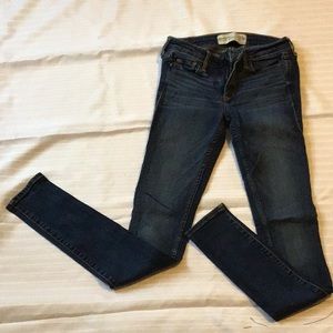 A & F super skinny jeans
